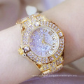 BS Bee Sister FA08040 Watch Diamond Woman Wrist Watches Bling Bling Ladies Dress Bracelet Case Alloy Quartz Watch